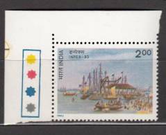 INDIA, 1993, INPEX 93, Indian National Philetelic Exhibition, Calcutta, Custom House Wharf,With T/L, MNH, (**) - Neufs