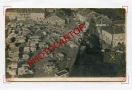 1919-BERTRIX-CARTE PHOTO-Voitures BOCHES-AMBULANCES-ANIMAUX-TEXTE-ANIMATION-Guerre-14-18-1 WK-BELGIQUE-Croix Rouge- - Bertrix