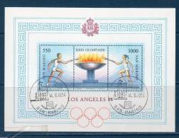 SAN MARINO  1984  -- XXIII OLIMPIADI DI LOS ANGELES --  MINIFOGLIO / FDC - Blocs-feuillets