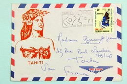 Enveloppe Tahiti 1973, Affr. 28f  YT 93 Crèche Du Groupement Solidarité Des Femmes De Tahiti - Storia Postale