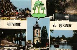 CPSM Dentelée  (59)    Souvenir   LE QUESNOY    -  Multivues - Le Quesnoy