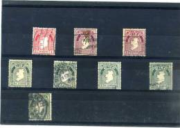 - IRLANDE 1922/24 . SUITE DE TIMBRES CARTE DE L'IRLANDE OBLITERES . - Used Stamps