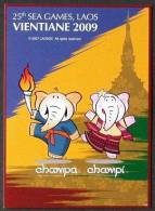 LAOS LAO VIENTIANE 25 Th Southeast Asian Games / Jeux D'Asie Du Sud-est  2009   PORT OFFERT - Laos