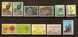 Islande Ijsland Iceland Yvertn° Entre 365 Et 376 *** MNH Cote 11,75 Euro Cept Flore - Unused Stamps