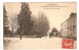 LA GUERCHE DE BRETAGNE - ILLE ET VILAINE - BRETAGNE - LE JARDIN PUBLIC ET LA POSTE - ANIMATION - La Guerche-de-Bretagne