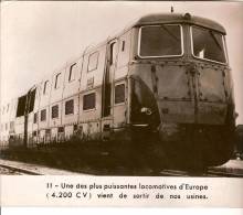 TRAIN - Une Des Plus Puissantes Locomotives D´Europe (4200 CV) - Altri & Non Classificati