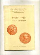 - NUMISMATIQUE . BORDEAUX 1975 . CATALOGUE DE VENTE  . - Livres & Logiciels