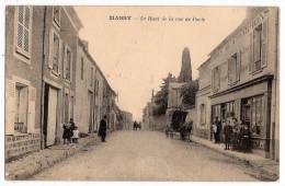 CPA Massy Le Haut De La Rue De Paris 91 Essonne Bois Charron Mercerie Fleurs Epicerie - Massy