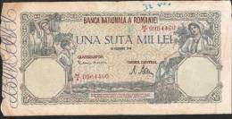 ROMANIA P58   100.000 LEI   20 December 1945  VG-F See Scan - Roumanie