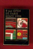 28185-pin´s Tennis.Bercy 94.open De Paris.signé Arthus Bertrand.Paris. - Arthus Bertrand