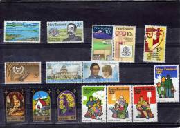 Nouvelle-Zélande (1978-81) - Petit  Lot De Neufs** - Unused Stamps