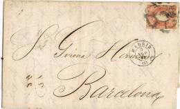 3209. Carta Entera MADRID 1859. Rueda De Carreta Num 1 - Covers & Documents