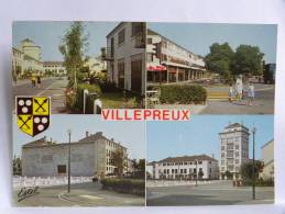 CPM (78) Yvelines - VILLEPREUX - Multivues - Av De Beauce, De Touraine, église, Place St Vincent De Paul - Villepreux