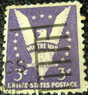 United States 1942 Win The War Victory 3c - Used - Gebruikt