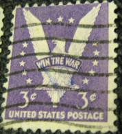 United States 1942 Win The War Victory 3c - Used - Gebruikt