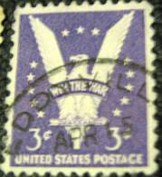 United States 1942 Win The War Victory 3c - Used - Gebruikt