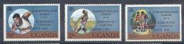 130203136  UGANDA  YVERT   Nº   180/182/183  **  MNH - Uganda (1962-...)