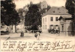 2 Cp.La Rochette Fels Place Et Ruine Du Chateau,        La Vallée De L'ernz Blanche  Manzenbach - Larochette