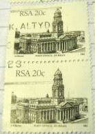 South Africa 1982 Post Office Durban 20c X2 - Used - Usados