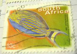 South Africa 2000 Fish Bluebanded Surgeon 10c - Used - Used Stamps