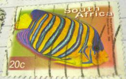 South Africa 2000 Fish Royal Angelfish 20c - Used - Oblitérés