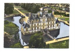 France, Normandie, Eure, Beaumesnil, En Avion Au Dessus Du Château - Beaumesnil