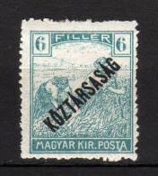 MAGYAR - 1918 YT 202 * - Unused Stamps