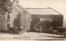 Chollerford Geroge Hotel Car Old Postcard - Sonstige & Ohne Zuordnung