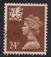 WALES GB 1991 24P Chestnut Machin  Pf 15 SG W59....( L311 ) - Gales