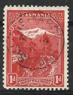 TASMANIA - 1d Pictorial With CDS Postmark Of BISMARK - Used Stamps