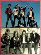 2 Kleine Musik Poster  Gruppe Teens  -  Rückseiten : Peter Maffay + Gregory Peck ,  Von Bravo + Popcorn Ca. 1982 - Affiches & Posters