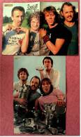 2 Kleine Poster  Gruppe Spliff  ,  1 Rückseite Mr. Spock -  Von Pop Rocky + Bravo Ca. 1982 - Afiches & Pósters