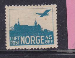 NORVEGE N° PA 1 45 ORE CHÂTEAU D'AKERSHUS A OSLO NEUF AVEC CHARNIERE - Unused Stamps