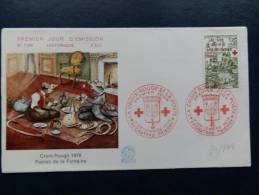 34/943   FDC   FRANCE  SOURIS. - Nager