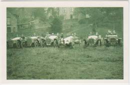 The TALBOT MOTOR RACING TEAM At Plakeley Bridge, 1913  - (CLASSIC RACE CAR) - England - Rallyes