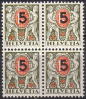 Zu 50 / Mi 50 / YT 63 Bloc De 4 ** / MNH SBK 12,- - Portomarken