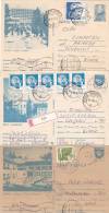 3 X POSTCARD STATIONERY, ENTIERE POSTAUX, EMERGENCY STAMPS, 1991, ROMANIA - Lettres & Documents