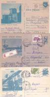 3 X POSTCARD STATIONERY, ENTIERE POSTAUX, EMERGENCY STAMPS, 1992+1992, ROMANIA - Briefe U. Dokumente