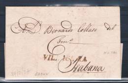 España. Prefilatelia.  Villaclara - ...-1850 Prephilately