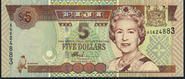 FIJI    P105a  5  DOLLARS  2002 Signature 3a  #AG      UNC. - Fidji