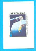 BLOC ESPACE MEXICO MEXIQUE AMEXFIL 1985 / MNH** NON DENTELE / R 8 - Südamerika