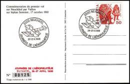 Switzerland 1986, Card "Day Of Air Philatphely" - Lettres & Documents