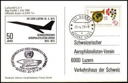 Switzerland 1975, Card "FISA Kongres 1975" - Brieven En Documenten