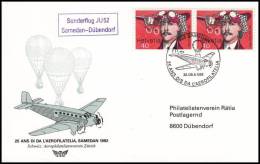 Switzerland 1992, Airmail Cover " 25 Years Of Aerophilately", Special Flight - Other & Unclassified
