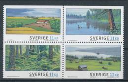 Sweden 2007 Facit # 2606-2609. Summer Landscapes, MNH (**) - Nuevos