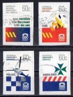 Australia 2010 Emergency Services Set Of 4 Self-adhesives Used - - Used Stamps