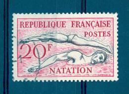 VARIÉTÉS FRANCE  1953 N° 960 NATATION  OBLITÉRÉ - Gebruikt