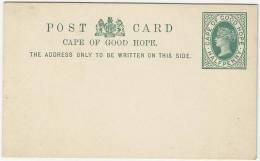 South Africa 1880 Cape Good Hope - Postal Stationery Correspondence Card - Cape Of Good Hope (1853-1904)