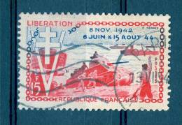 VARIÉTÉS FRANCE  1954 N° 983 LIBÉRATION 13 VII 54  OBLITÉRÉ - Used Stamps