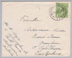 Australien 1934-11-15 South Varra Brief Nach Grenchen CH - Oblitérés